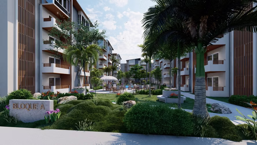 Apartamento de 1y 2 Habitaciónes en boca chica us$  64,500.00 - Imagen 4