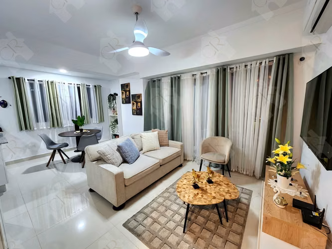 Apartamento en Urbanizacion Real, como nuevo, 4to piso, 1 habitacion, 1.5 baños con areas sociales - Imagen 4