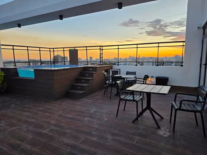 Apartamento En Alquiler De 1 Habitación Y 2 Baños En Naco - Imagen 7