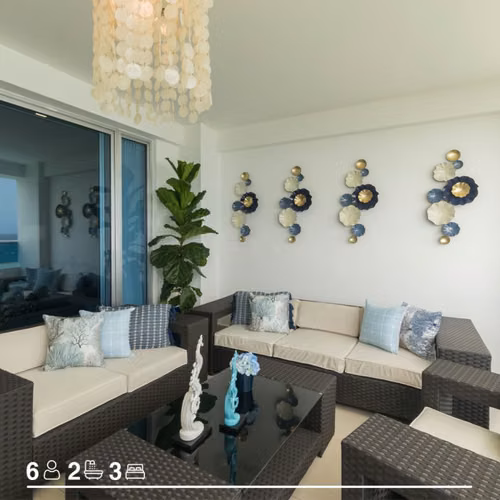 ¡Descubre el lujo frente al mar en el exclusivo Apto en Juan Dolió Torre Las Olas!
