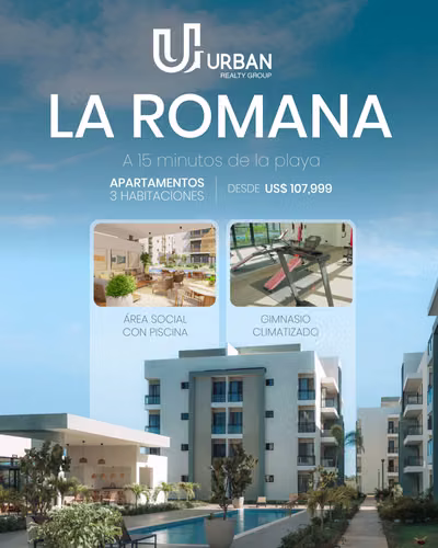 Apartamentos 3 Habitaciones Listos En La Romana