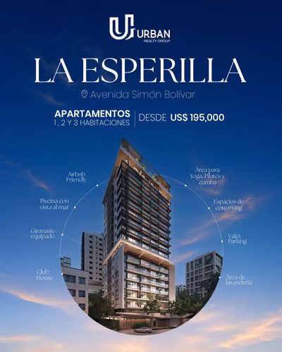 Apartamentos para Inversión en La Esperilla