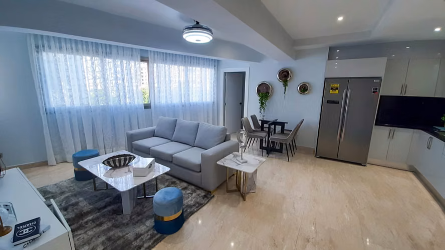 1 Habitación + Estudio Amueblado en Bella Vista - Imagen 2