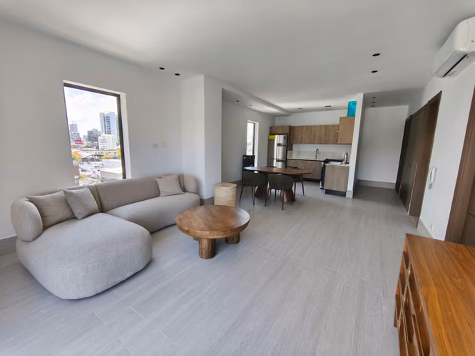 Apartment For Rent from 1 room and 2 bathrooms in Piantini