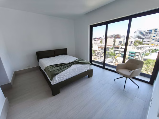 Apartamento En Alquiler De 1 Habitación Y 2 Baños En Piantini - Imagen 5