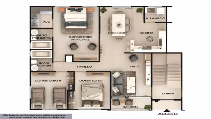 VENTA APARTAMENTOS EN PADRE LAS CASAS SANTIAGO