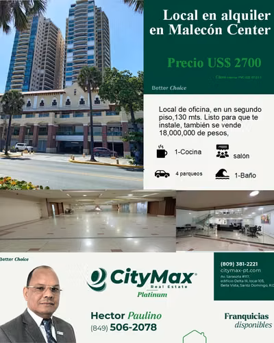 Local en Venta y Alquiler en Malecón Center