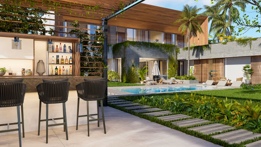 Villa de Lujo en Cap Cana en Construcción Las Palmas 107