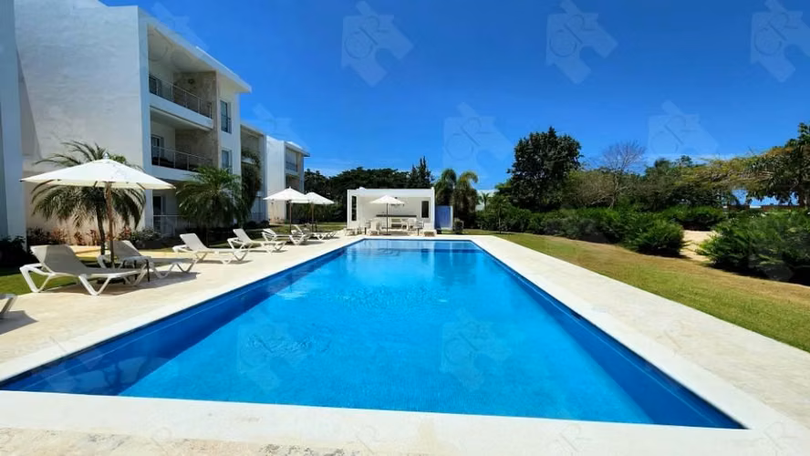 Apartamento amueblado en Playa Nueva Romana, 2 habitaciones, 2 baños, 2 parqueos y áreas sociales - Imagen 4