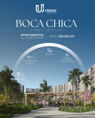 Apartamentos de 2 & 3 Habitaciones en Costa Blanca Boca Chica - Imagen 3