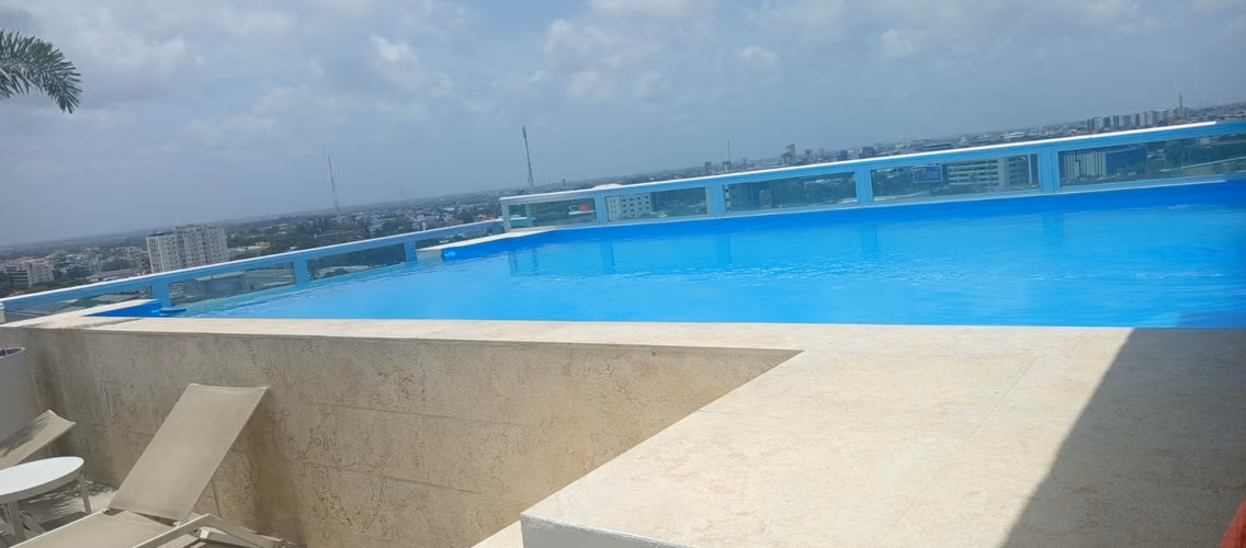 Apartamento En Alquiler De 1 Habitación Y 2 Baños En Piantini - Imagen 8