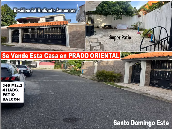 SE VENDE Casa 2 Niveles en Prado Oriental, Res. Radiante Amanecer,  4 HABS.