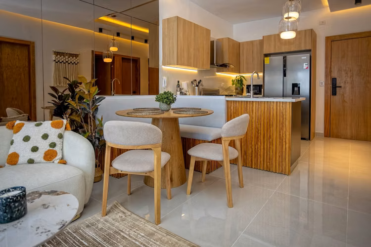 Apartamento Amueblado de 1 Hab. en La Esperilla, Distrito Nacional. - Imagen 4