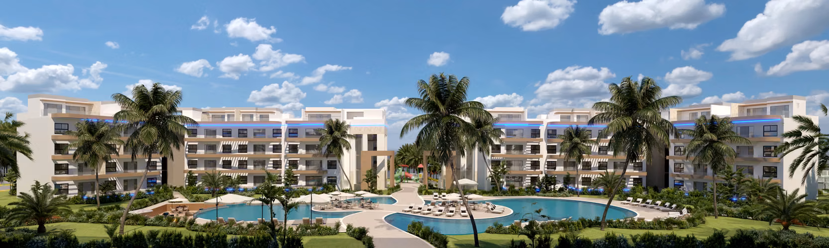 Invierte en Midtown Apartamentos c/Areas Social y Estilo Miami 80s