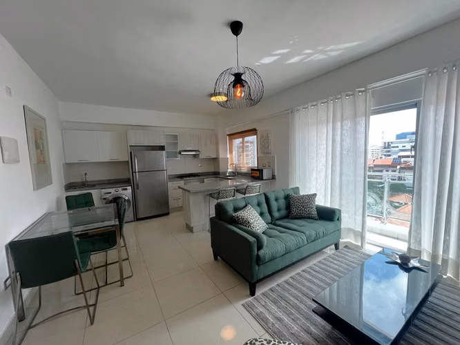 Apartamento en Alquiler en Piantini Amueblado de UNA Habitación - Imagen 2