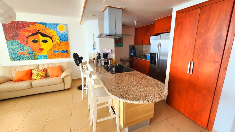 Apartamento en primera línea de playa en Juan Dolio