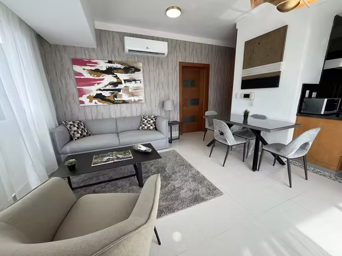 Apartamento en Alquiler en Naco Amueblado de UNA Habitación - Imagen 2