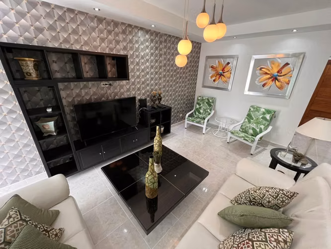 Apartamento amueblado de 1 habitación en piantini - Imagen 12