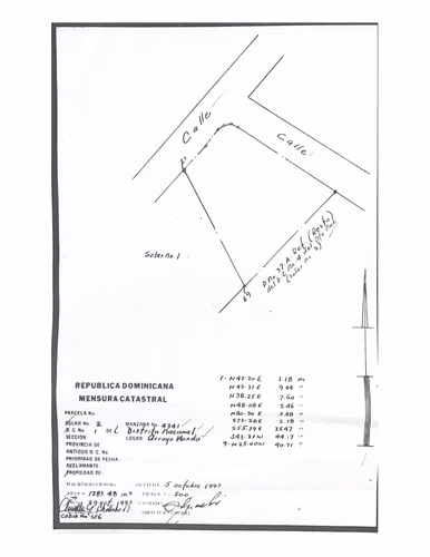 En Cuesta Hermosa III Venta de Terreno 1,283.48 M2.