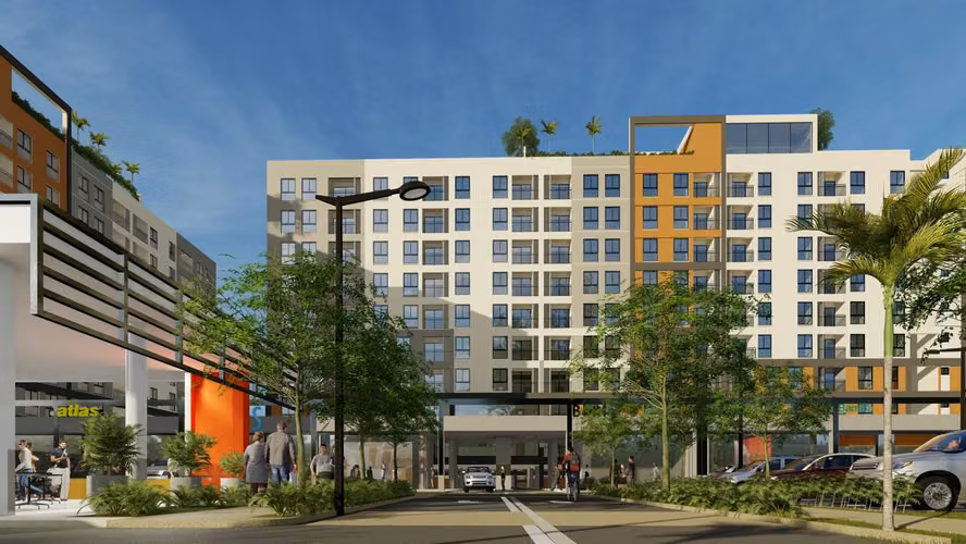 Proyecto de apartamentos en la Av. Jacobo Majluta
