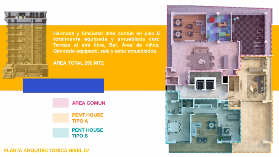 Proyecto de apartamentos en Los Cacicazgos
