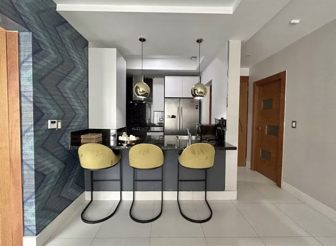 Apartamento En Venta De 1 Habitación Y 2 Baños En Piantini