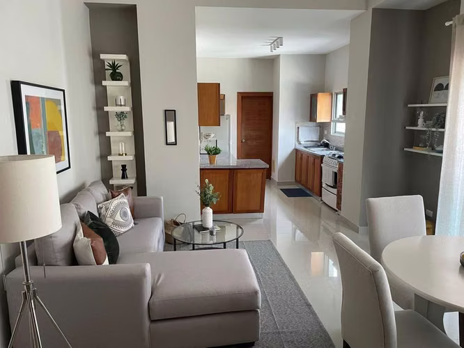 Apartamento Amueblado en Alquiler Evaristo Morales - Imagen 2