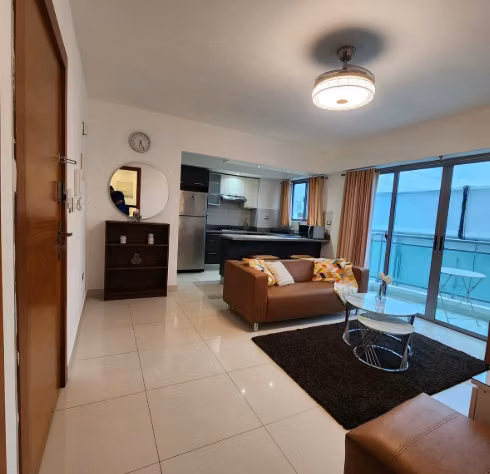 Alquiler apartamento amueblado 1 habitación en Gazcue, Distrito Nacional
