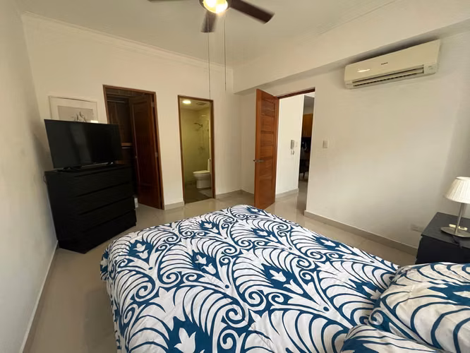 Excelente Apartamento Amueblado, 1 Habitación, Piantini