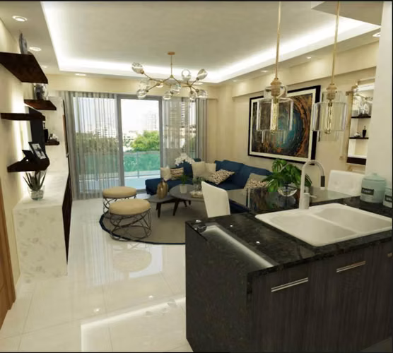 Moderno apartamento de 2 habitaciones en venta en Gazcue - Imagen 5