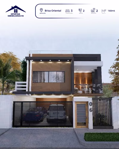 CASA DE 3 NIVELES EN BRISA ORIENTAL