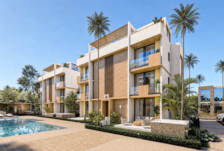Apartamentos exclusivos en Punta Cana con diseño moderno y conexión con la naturaleza