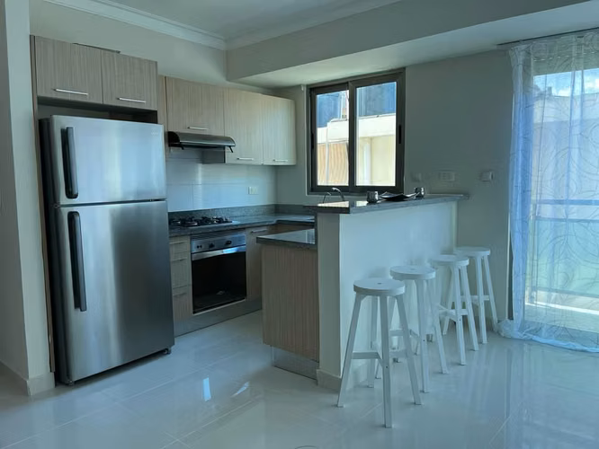 Apartamnto de 1 habitacion amueblado en Gazcue