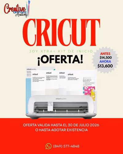 CRICUT JOY EXTRA + KIT DE INICIO
