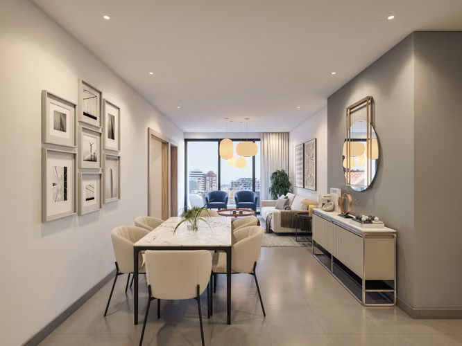 Apartamento en construcción en Serralles, Distrito Nacional, Santo Domingo.