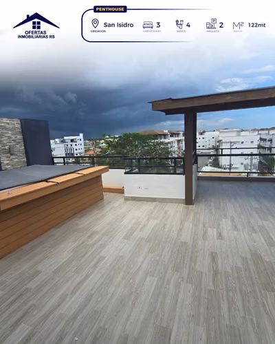 Penthouse Amueblado en Venta – Autopista de San Isidro