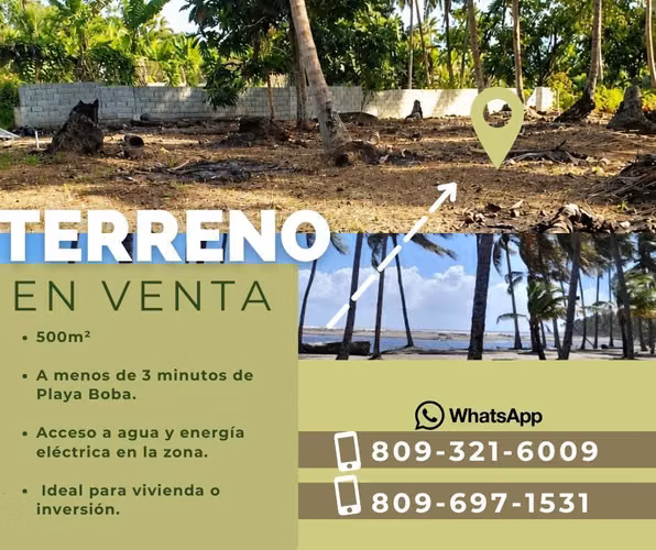 Invierte cerca del mar! Oportunidad en Boba, Nagua.