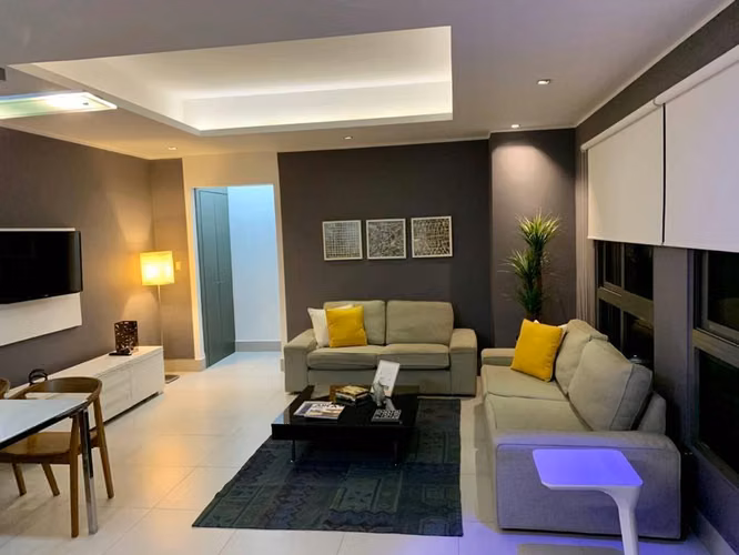 Apartamento amueblado en renta de 1 habitación en Piantini