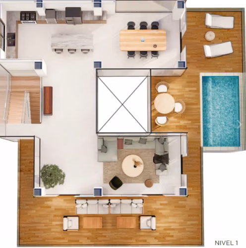 Venta de villa de 3 habitaciones 3 Niveles y Piscina - Imagen 8