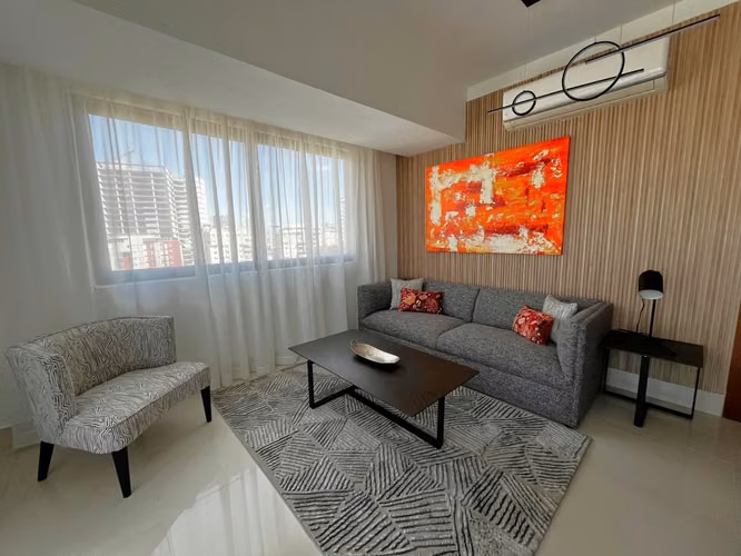 Apartamento en Alquiler en Naco Amueblado de UNA Habitación