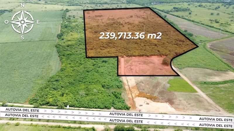 In San Pedro de Macorís Lugar for Sale 239,713,36m2 to RD $1,600 the m2.