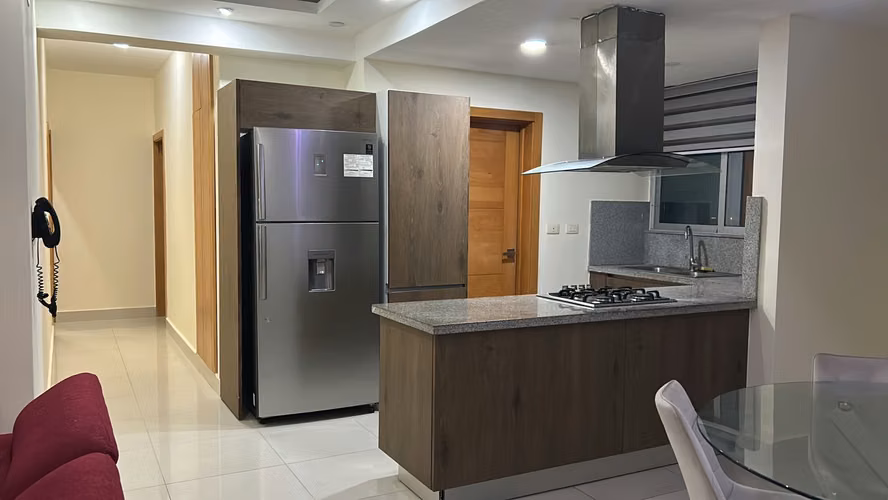 Apartamento Amueblado La Esperilla, 2 Habitaciones, Piscina, Gym, Cancha