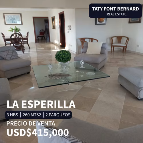 VENTA DE PRECIOSO APARTAMENTO CLASICO EN LO MEJOR DE LA ESPERILLA - Imagen 1