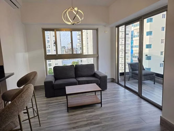 Apartamento amuebaldo en Naco 1 habitacion - Imagen 6