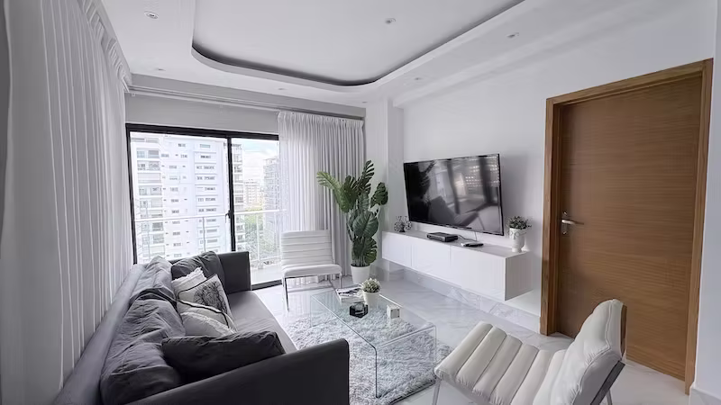 En Piantini Apartamento en Venta Amueblado de Una Habitación US$250,000.