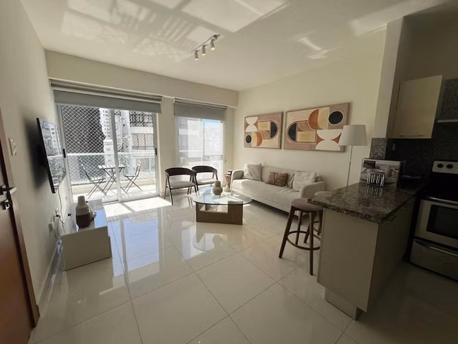 En Paraiso Apartamento Amueblado de Dos Habitaciones y Balcón con vista despejada. - Imagen 1