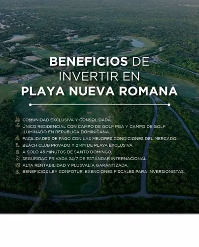 Vendo solar en Playa nueva Romana - Imagen 2