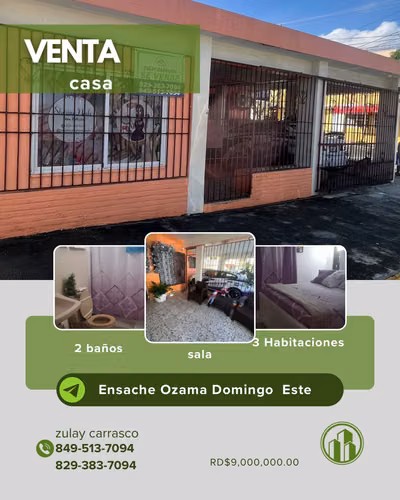 Casa en Venta – Ensanche Ozama, Santo Domingo Este