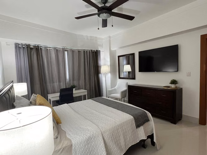Apartamento en renta de 1 habitación en Naco - Imagen 5