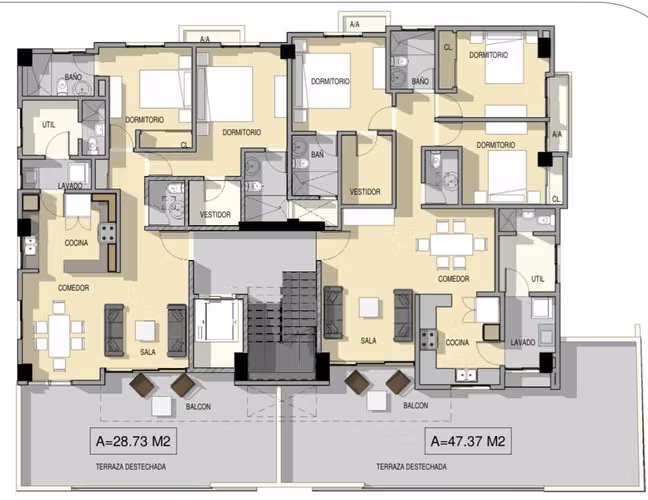 Apto 302, Proyecto en Jardines del Sur - Imagen 2